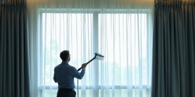Commercial drapes cleaning service calamvale hotels offices