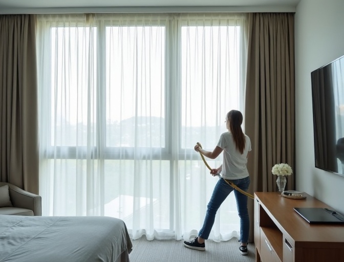 Calamvale Sheer Curtain Cleaning